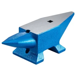 VEVOR Single Horn Anvil 22Lbs Steel Anvil Blacksmith for Sale Forge Steel Tools with Round and Square Hole and Equipment Anvil Rugged Blacksmith Jewelers Durable and Robust Metalsmith Tool