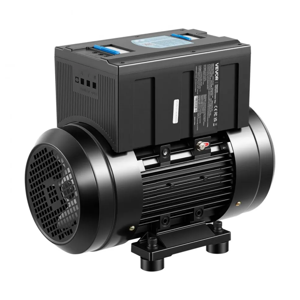 VEVOR Single Phase to 3-Phase Rotary Converter, 7.5HP 21A 208-240V Input/Output Rotary Phase Converter - Expandable to Higher Horsepower for Heavy-Load Equipment