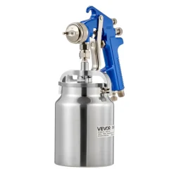 VEVOR Siphon Feed Spray Gun, High Atomization Air Paint Spray Gun, 1000cc Automotive Paint Sprayer with 1.8 mm Nozzle, Adjustable Flow Rate & Air Volume for Car, Furniture, Wall, House Painting
