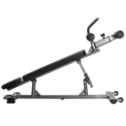 VEVOR Sit Up Bench, Decline Ab Bench with Reverse Crunch Handle, with 4 Adjustable Height Settings, Heavy Duty Steel, 1000 Lbs Capacity, for Home Gym Workouts, Strength Training, Full Body Muscles