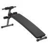 VEVOR Sit Up Bench, Folding Curved Decline Ab Bench, with 5 Adjustable Height Settings, Heavy-Duty Steel, Non-Slip Design, 500 Lbs Capacity for Home Gym Workouts, Strength Training, Full Body Muscles