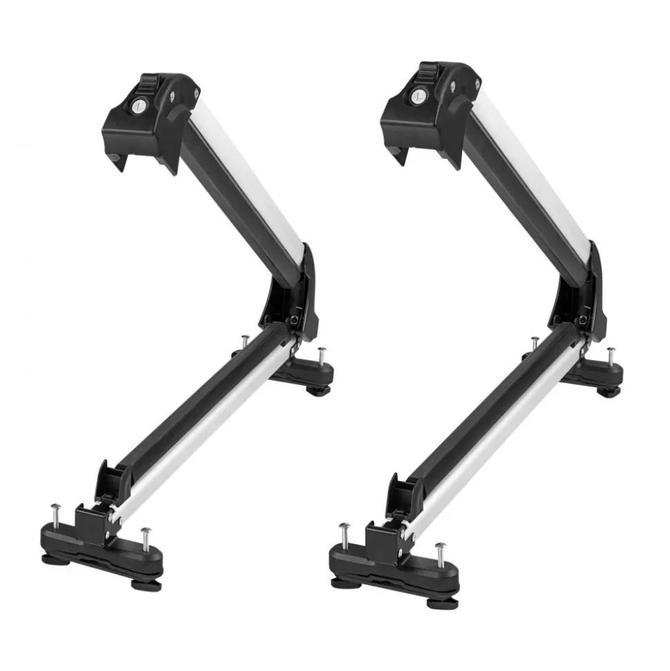 VEVOR Ski and Snowboard Roof Rack, 31.7-Inch Universal Ski Rack for Car Roof Fit Most Crossbars, Carry up to 6 Pairs of Skis or 4 Snowboards, Aluminum Snowboard Ski Rack with Lock & Rubber Padding