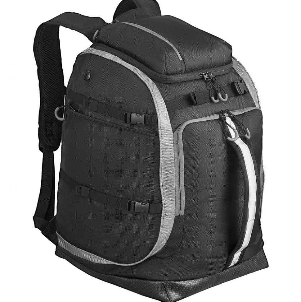 VEVOR Ski Boot Bag, 65L, Snowboard Boots Travel Backpack for Men Women, with Waterproof Exterior & Bottom, Durable 1680D Oxford, Bag for Skis, Snowboard, Helmet, Goggles, Gloves, Accessories (Black).