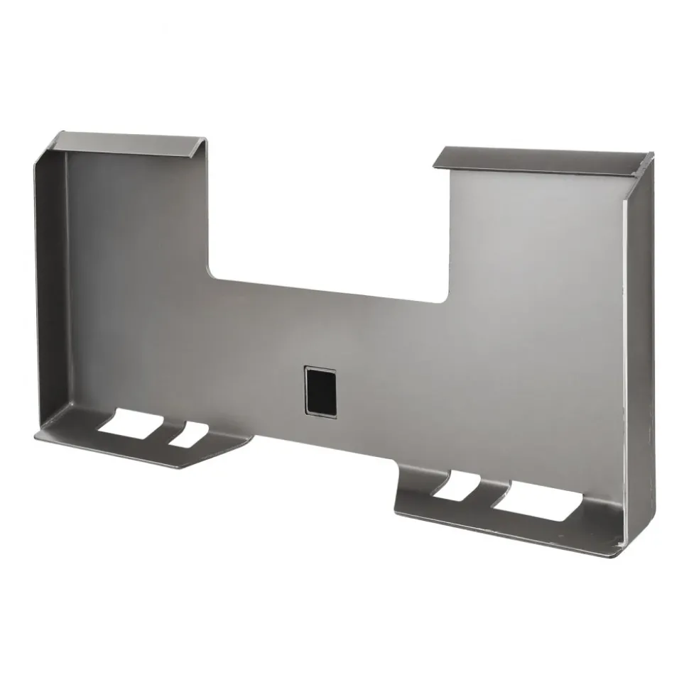 VEVOR Skid Steer Attachment Plate, 1/4" Thick Skid Steer Mount Plate with 2.28" Hitch Receiver, 3000 LBS Quick Attachment Loader Plates, Compatible with Deere, Kubota, Bobcat, Mahindra Steer, Tractor