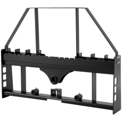 VEVOR Skid Steer Pallet Fork Frame, 4000 lbs Rated Capacity, 45-inch Pallet Fork Frame Attachments with 2-inch Hitch Receiver & Spear Sleeves, Fit for Quick Attach Tractor Loaders, Frame Only