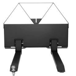 VEVOR Skid Steer Pallet Forks, 2600 lbs Rated Capacity, Pallet Fork Frame Attachment with 48-inch Pallet Forks Blades, 1-7/8 inch Ball Hitch Receiver, Quick Tach Connection for Skid Steers, Tractors