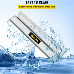 VEVOR Skimming Blade,24 inch Smoothing Knife, European Stainless Steel Construction Knife, Aluminum Blade Profile Smoothing Knockdown Spatula for Gyprock/Drywall/Wall-Board