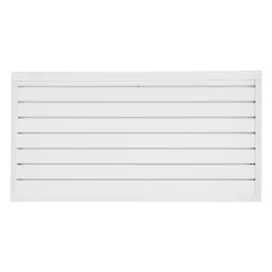 VEVOR Slat Wall Paneling, 2 x 4 ft, PVC Garage Slatwall with Modular Design, White Slat Wall Easy-to-Install Adjustable Slatwall Panel with Coupling Structure & DIY Cutting, Fits for Storage & Display