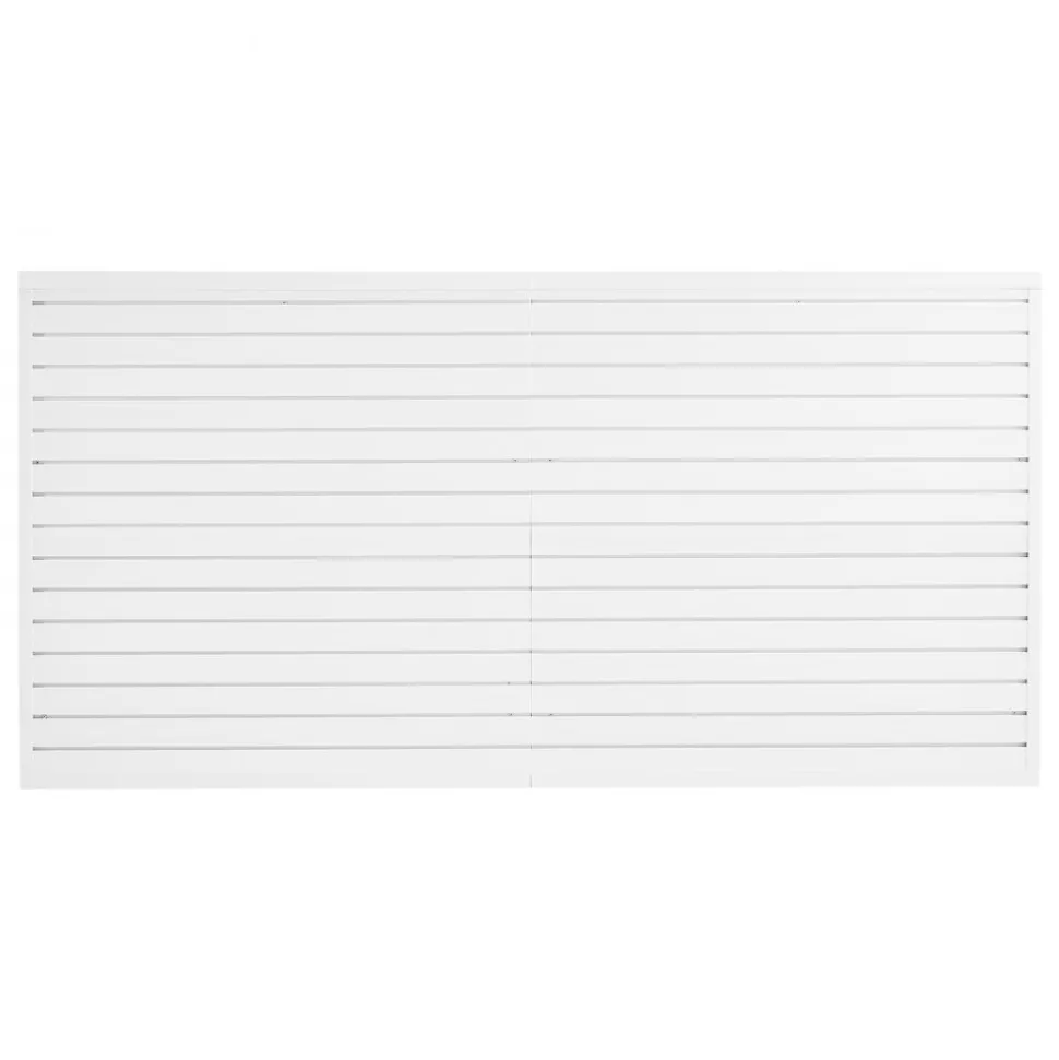 VEVOR Slat Wall Paneling, 8 x 4 ft, PVC Garage Slatwall with Modular Design, White Slat Wall Easy-to-Install Adjustable Slatwall Panel with Coupling Structure & DIY Cutting, Fits for Storage & Display