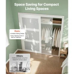 VEVOR Sliding Closet Door, 72