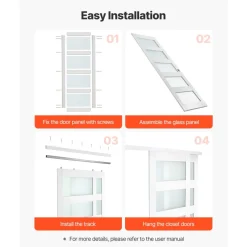 VEVOR Sliding Closet Door, 48