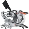 VEVOR Sliding Compound Miter Saw, 12-Inch Blade, 15 Amp Motor, 60-Tooth, Corded Double Bevel Sliding Miter Saw, LED Precision Alignment, Angle Adjustable, for Wood, Composite Decking, Laminates