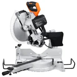 VEVOR Sliding Compound Miter Saw, 10-Inch Blade, 15 Amp Motor, 60-Tooth, Corded Double Bevel Sliding Miter Saw, LED Precision Alignment, Angle Adjustable, for Wood, Composite Decking, Laminates