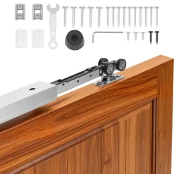 VEVOR Sliding Pocket Door Hardware Track Kit, 68.74