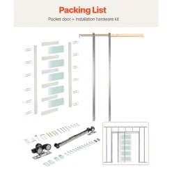 VEVOR Sliding Pocket Door, 30