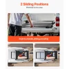 VEVOR Sliding Truck Bed Organizer, 68 x 48-Inch Heavy Duty Truck Bed Storage Drawer with 1000 lbs Capacity, Features 6 Movable Rings for Securing, 2-Postion Slide out Tray for Pickup Trucks, Black
