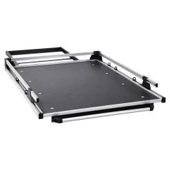 VEVOR Sliding Truck Bed Organizer, 78 x 48-Inch Heavy Duty Truck Bed Storage Drawer with 1000 lbs Capacity, Features 6 Movable Rings for Securing, 2-Postion Slide out Tray for Pickup Trucks, Black