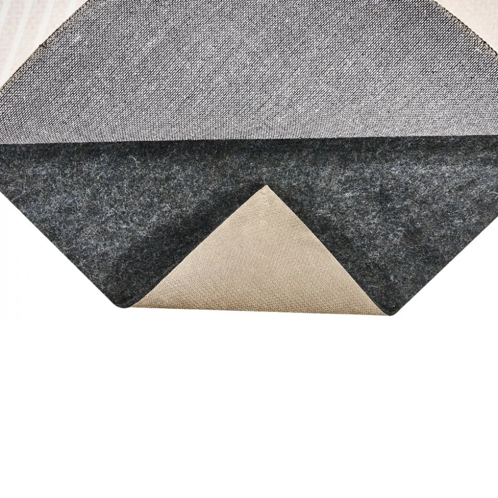 VEVOR - Slip-Resistant Rug Pad - Protective Cushioning Carpet Pad - 5' x 8' - 1/4"Thick - Dual Surface - Polyester Felt + Latex - Gray - 3-4㎡ Area Carpet Padding Rug Cushion Safe for All Floors