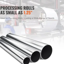 VEVOR Slip Roll Machine, 12.6 inches Forming Width in 20 Gauge Capacity, Sheet Metal Slip Roller Rolling Bending Machine, with 2 Detachable Rollers for Low Carbon Steel Copper Aluminum Alloy Sheet