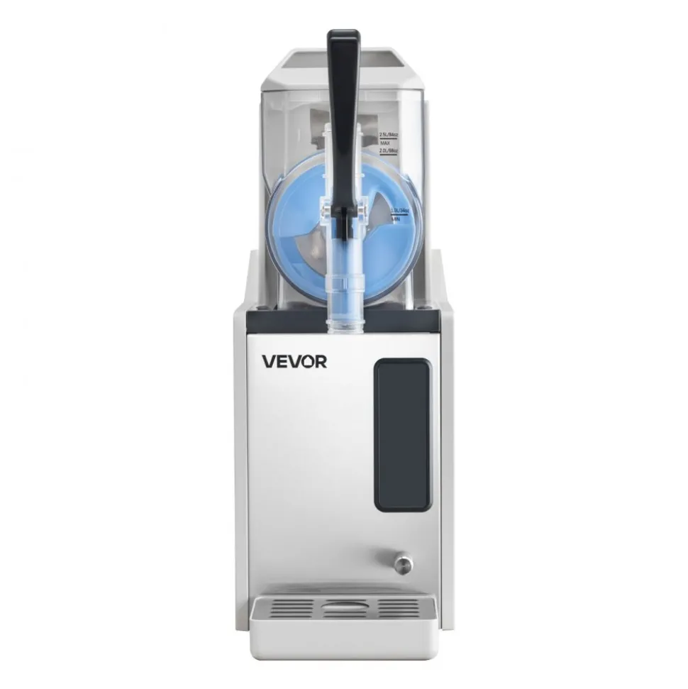VEVOR Slushie Machine, 3L/100oz No Ice Needed Slushy Machine for Home, Frozen Drink Maker with Single Tank, Margarita Machine with Self-Cleaning, for Frozen Margaritas, Frappés, Milkshake & More