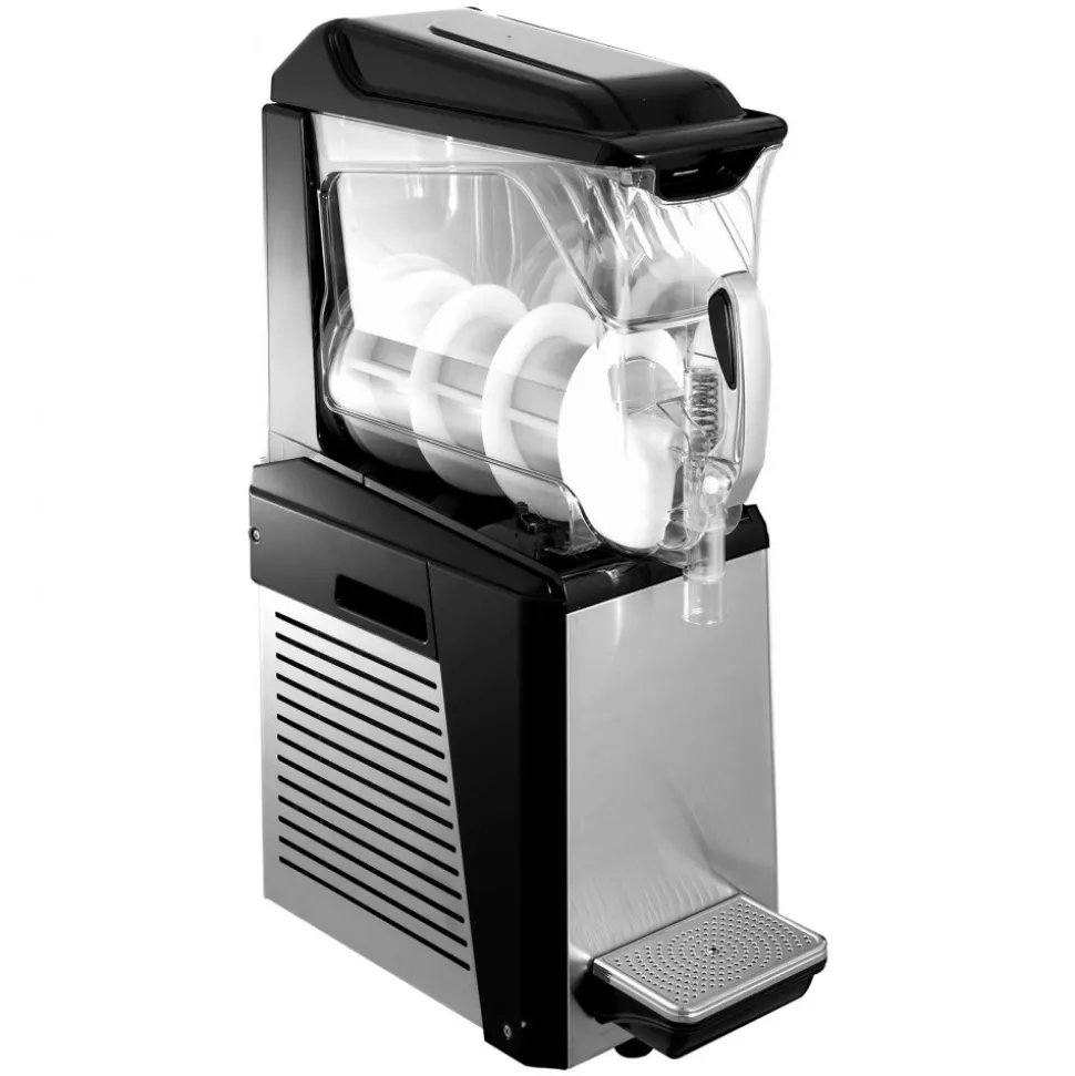 VEVOR Slushy Machine, 10L 1 Tank Slushie Machine for Home, 600W Commercial Slushy Machine, machine a slush for Frozen Drinks Automatic Clean, Slushy Machine for Home Supermarkets Cafes Restaurants
