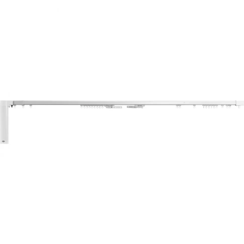 VEVOR Smart Electric Curtain Track, 71-118 inch Adjustable Length, Motorized Rod with Remote, Ceiling and Wall Mount, Automated Curtain Track System Compatible with Alexa, Google Home, App Control