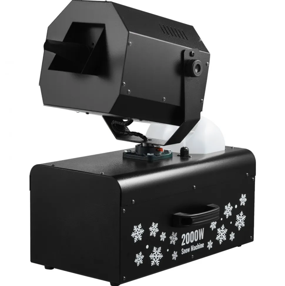 VEVOR Snow Machine, 2000W 90°Shaking Head Snow Maker by Wireless/Wired Remote Control, High Output Snowmaking Machine Coverage up to 25 ㎡ with 5L Tank for Christmas Wedding Parties