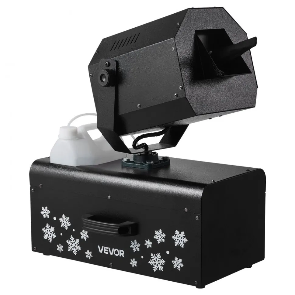 VEVOR Snow Machine, 2000W 90°Shaking Head Snow Maker by Wireless/Wired Remote Control, High Output Snowmaking Machine Coverage up to 25 ㎡ with 5L Tank for Christmas Wedding Parties