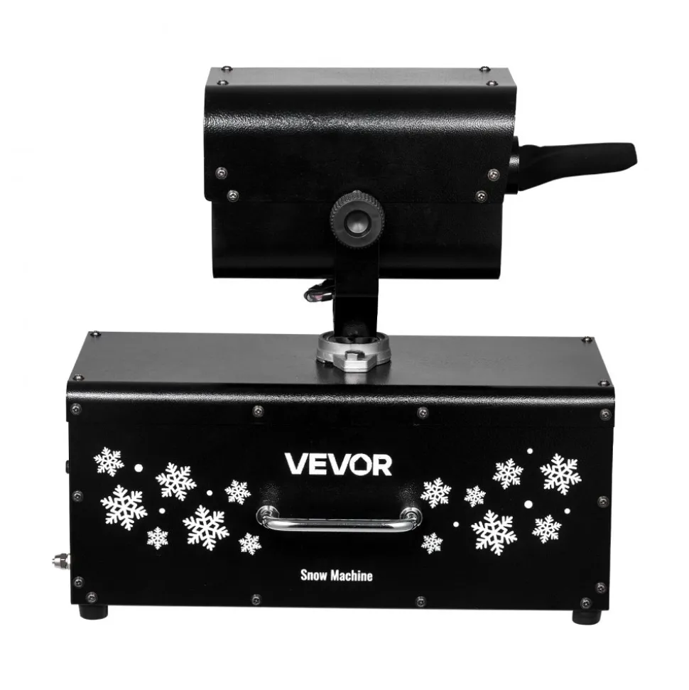 VEVOR Snow Machine, 1200W 90° Shaking Head Snow Maker with Wireless Remote Control, High Output Snowmaking Machine Coverage up to 12 ㎡ for Christmas Wedding Parties Stage Snowflake Effect