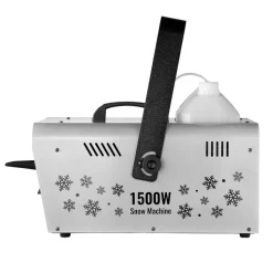 VEVOR Snow Machine, 1500W Snow Maker Machine with 2 Remotes Control and 5L Large Capacity Water Tank, High Output Snowflake Maker Stage Snow Effect for Christmas, Halloween, Wedding, DJ Parties