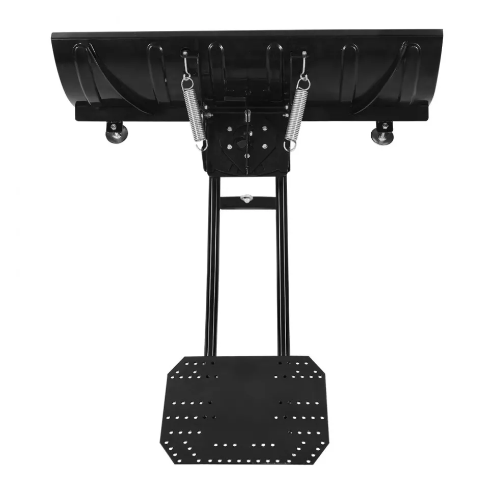 VEVOR Snow Plow Kit, 48in Universal Snow Plow Attachment, Height & Left-Right Adjustable, Quick To Detach, Steel ATV Scrape Blade, 3 Mount Options, Efficient Snows Clearing, for Most ATVs & UTVs
