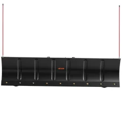 VEVOR Snow Plow Kit 60 in Universal Plow Attachment 3 Mount Options Black, for Most ATVs and UTVs, Height & Left-Right Adjustable, Quick to Detach, Steel ATV Scrape Blade, Efficient Snows Clearing