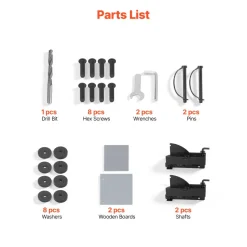 VEVOR Snow Plow Kit 22 to 32 in Width Adjustable Universal Plow Attachment, for Most Snowblowers, Dual-Mode Operation, Quick to Detach, Foldable Steel Scrape Blade, Efficient Snows Clearing, Black