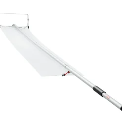 VEVOR Snow Roof Rake, 30ft Reach Aluminium Roof Shovel with Slide Cloth, Premium 19