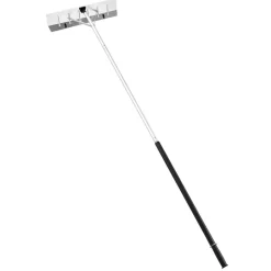 VEVOR Snow Roof Rake, 26 in Aluminum Blade, 7.5-20 ft Adjustable Roof Snow Scraper with Wheels, Anti-Slip Handle Snows Removal Tool, Lightweight House Rooftop Rake for Leaves Debris Removal
