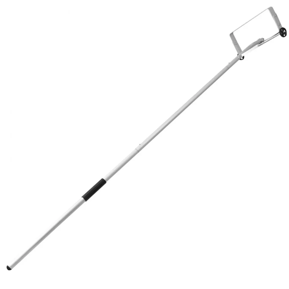 VEVOR Snow Roof Rake, 18.5 in Aluminum Blade, 5.2-30 ft Adjustable Roof Snow Scraper with Wheels & Slide, , Lightweight Snows Removal Tool for House Rooftop Leaves Debris Clearing
