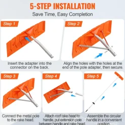 VEVOR Snow Roof Rake, 25