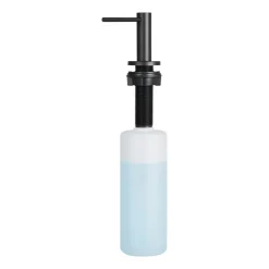 VEVOR Soap Dispenser for Kitchen Sink, Stainless Steel Built in Sink Soap Dispenser with 17OZ Refillable Bottle, Countertop Dish Soap-Dispenser with 360° Rotation Pump Head, for Kitchen Bathroom