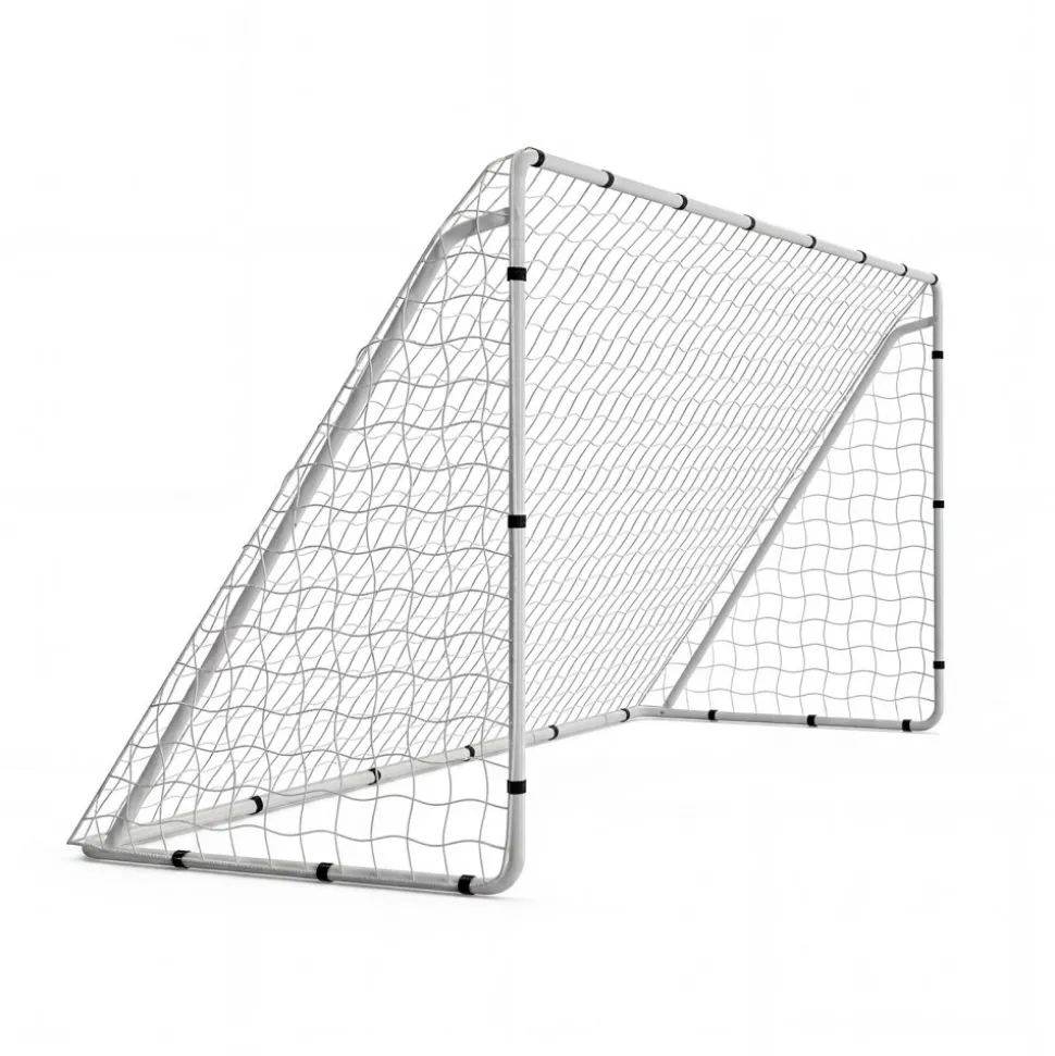 VEVOR Soccer Goal 12 x 6 FT Soccer Goal for Backyard with Iron Frame PE Net, Portable & Durable Set, High-Strength Net, Ground Stakes, Straps, for Youth & Adults Outdoor Backyard Practice Training