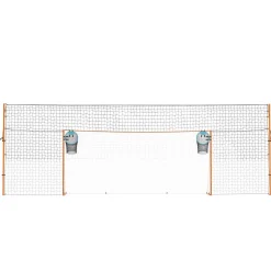 VEVOR Soccer Goal 16 x 7 FT Soccer Goal for Backyard with Iron Frame PE Net, Durable Backstop, Target Net, Ground Stakes, Ropes, for Youth & Adults, Outdoor Sports, Backyard Games, Practice Training