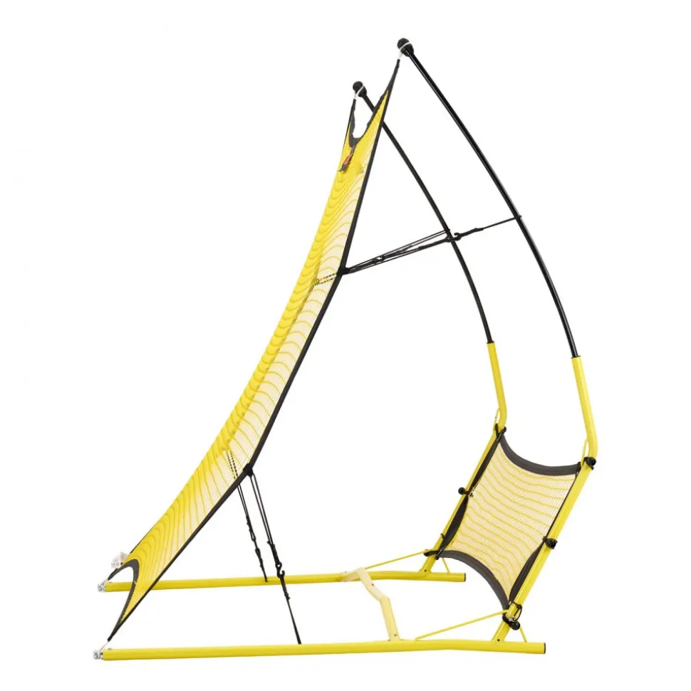 VEVOR Soccer Rebounder Net, 2-in-1 Soccer Goal Rebounder, Thickened Fiberglass Poles Iron Pipe for Team Solo Control, Passing Practice, Easy Setup Ball Training Equipment for Teens & Adults, 72" x 43"