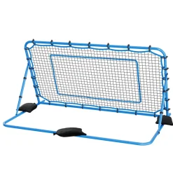 VEVOR Soccer Rebounder Net, Quick-Switch Angle Soccer Goal Rebounder for Control, Passing Practice, Heavy-Duty Iron Frame & PE Net, Easy Setup Ball Training Aids & Equipment for Teens&Adults,7 x 4 ft