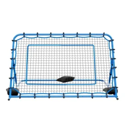 VEVOR Soccer Rebounder Net, Quick-Switch Angle Soccer Goal Rebounder for Control, Passing Practice, Heavy-Duty Iron Frame & PE Net, Easy Setup Ball Training Aids & Equipment for Teens&Adults,6 x 4 ft