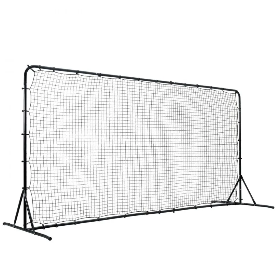 VEVOR Soccer Rebounder Net, 12x6FT Iron Soccer Training Equipment, Sports Football Training Gift with Portable Bag, Volleyball Rebounder Wall Perfect for Backyard Practicing, Solo Training, Passing