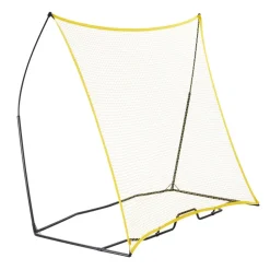 VEVOR Soccer Rebounder, Portable Soccer Trainer, 7x7FT Iron & Polyester Soccer Practice Equipment, Sports Football Rebounder Wall with Portable Bag, Perfect for Team Solo Training, Passing, Volley