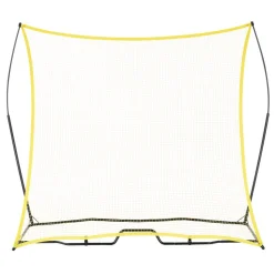 VEVOR Soccer Rebounder, Portable Soccer Trainer, 7x7FT Iron & Polyester Soccer Practice Equipment, Sports Football Rebounder Wall with Portable Bag, Perfect for Team Solo Training, Passing, Volley