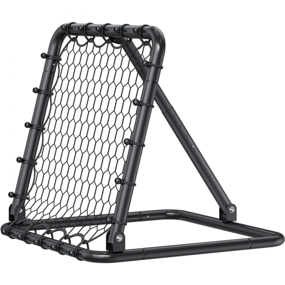 VEVOR Soccer Rebounder Rebound Net, Kick-Back 34"x34", Portable Football Training Gifts, Fully Adjustable Angles Goal Net, Aids & Equipment for Kids Teens & All Ages, Easy Set Up & Perfect Storage