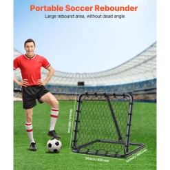 VEVOR Soccer Rebounder Rebound Net, Kick-Back 34