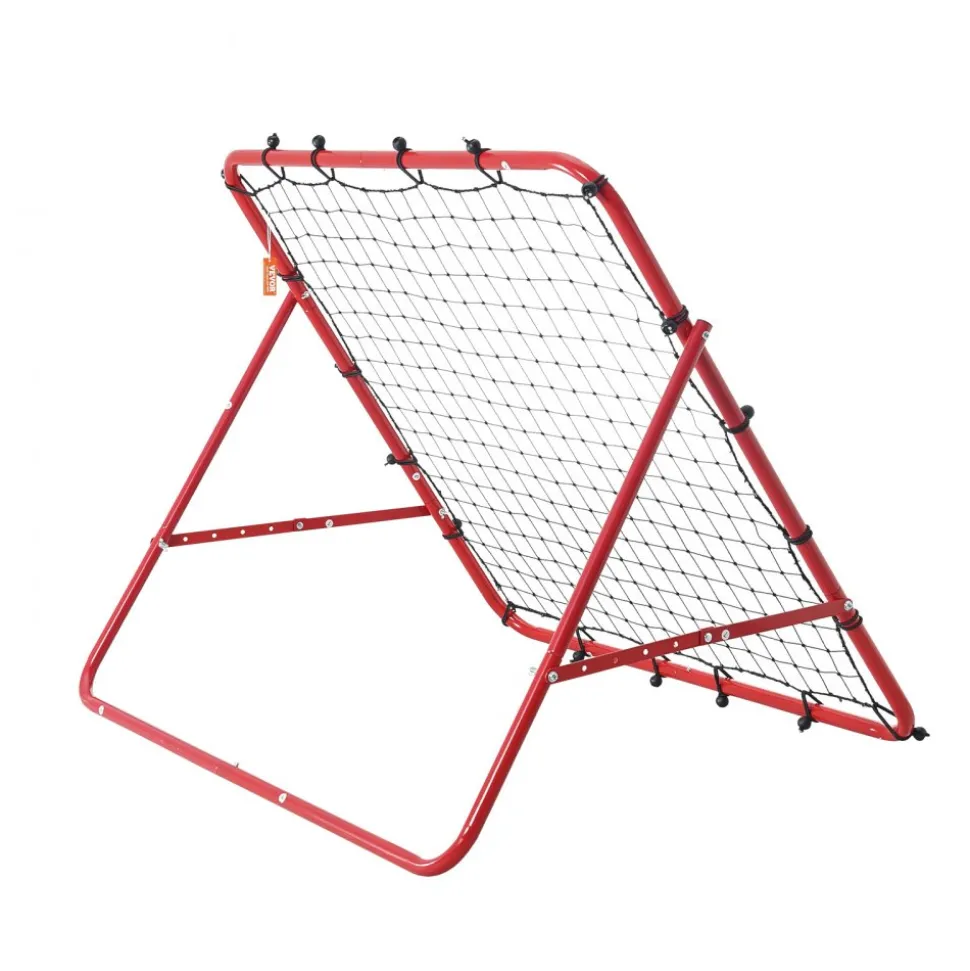 VEVOR Soccer Rebounder Rebound Net, Kick-Back 39"x39", Portable Football Training Gifts, Aids & Equipment for Kids Teens & All Ages, Easy Set Up & Perfect Storage