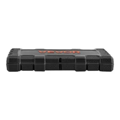VEVOR Socket Set, 46 Pieces, 1/4 inch Drive Socket Tool Set, SAE and Metric Size, Deep and Standard, Mechanic Tool Kit with Storage Case, Chrome Plated CR-V Alloy Steel, for Automotive Repair